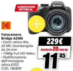 MediaWorld Fotocamera Bridge AZ405 offerta