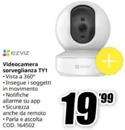 MediaWorld EZVIZ Videocamera sorveglianza TY1 offerta