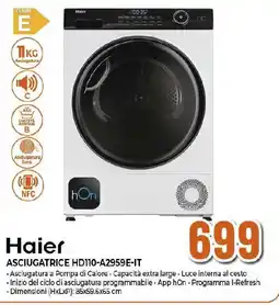 Extracoop Haier ASCIUGATRICE HD110-A2959E-IT offerta