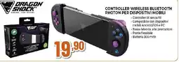 Extracoop DRAGON SHOCK Controller wireless bluetooth photon per dispositivi mobili offerta