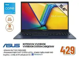 Extracoop ASUS NOTEBOOK VIVOBOOK VIVOBOOKGOE1504GABQ834W offerta