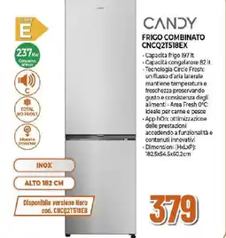 Ipercoop CANDY FRIGO COMBINATO CNCQ2T518EX offerta