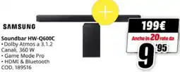 MediaWorld SAMSUNG Soundbar HW-Q600C offerta