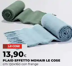 Extracoop Plaid effetto mohair LE COSE offerta