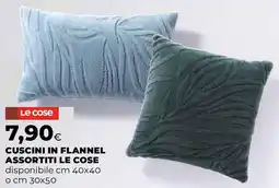 Extracoop Cuscini in flannel assortiti LE COSE offerta