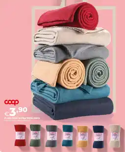 Extracoop Plaid coop in pile tinta unita offerta