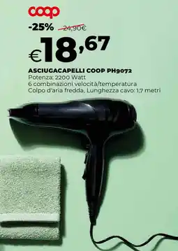 Extracoop ASCIUGACAPELLI COOP PH9072 offerta