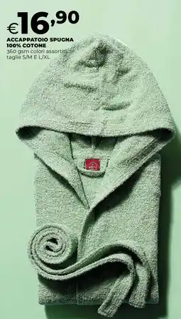 Extracoop Accappatoio spugna 100% cotone offerta