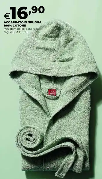 Extracoop Accappatoio spugna 100% cotone offerta