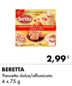 Iper Tosano BERETTA Pancetta dolce/affumicata offerta