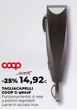 Extracoop TAGLIACAPELLI COOP G-9802F offerta