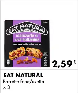 Iper Tosano EAT NATURAL Barrette fond/uvetta offerta