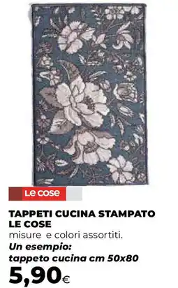 Extracoop Tappeti cucina stampato LE COSE offerta