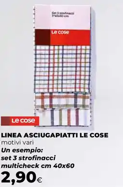 Extracoop Linea asciugapiatti LE COSE offerta
