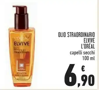 Conad City Olio straordinario elvive capelli secchi offerta