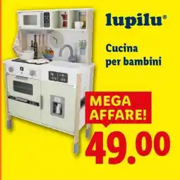Lidl lupilu Cucina per bambini offerta