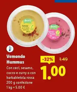 Lidl Vemondo Hummus offerta