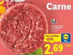 Lidl Hamburger bovino razza piemontese offerta