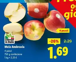 Lidl MELE AMBROSIA offerta