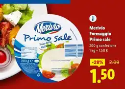 Lidl Merivio Formaggio Primo sale offerta