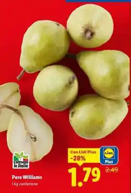 Lidl Pere Williams offerta
