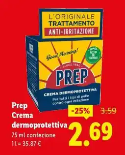 Lidl Prep Crema dermoprotettiva offerta