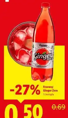 Lidl Freeway Ginger Zero offerta