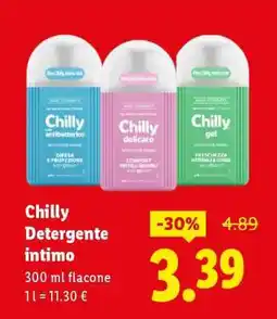 Lidl Chilly Detergente intimo offerta