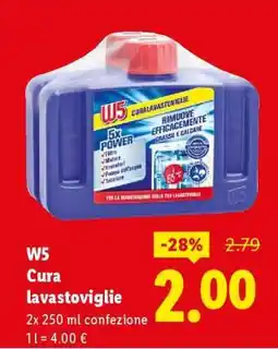 Lidl W5 Cura lavastoviglie offerta