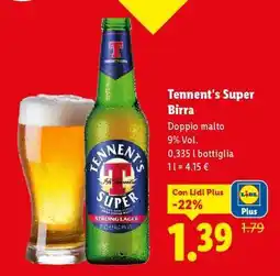 Lidl Tennent's Super Birra offerta