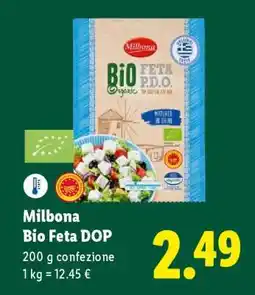 Lidl Milbona Bio Feta DOP offerta