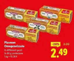 Lidl Plasmon Omogeneizzato offerta