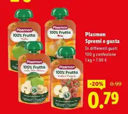 Lidl Plasmon Spremi e Gusta offerta