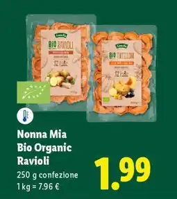 Lidl Nonna Mia Bio Organic Ravioli offerta