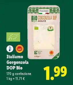Lidl Italiamo Gorgonzola DOP Bio offerta