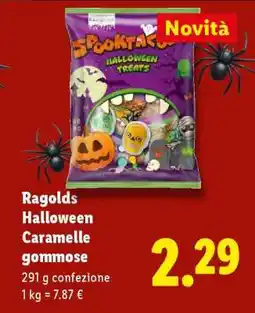 Lidl Ragolds Halloween Caramelle gommose offerta