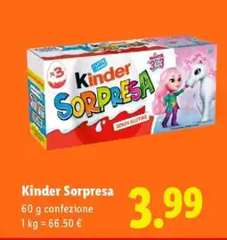 Lidl KINDER SORPRESA offerta
