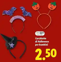 Lidl Cerchietto di Halloween per bambini offerta