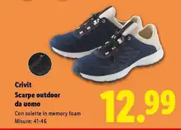Lidl Crivit Scarpe outdoor da uomo offerta