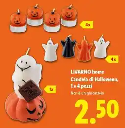 Lidl LIVARNO home Candela di Halloween offerta