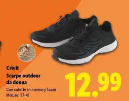 Lidl Crivit Scarpe outdoor da donna offerta