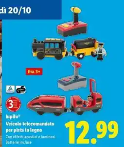Lidl lupilu Veicolo telecomandato per pista in legno offerta