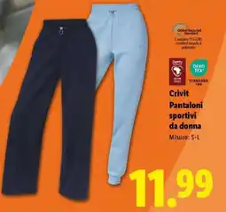 Lidl CRIVIT Pantaloni sportivi da donna offerta