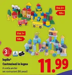 Lidl lupilu Costruzioni in legno offerta