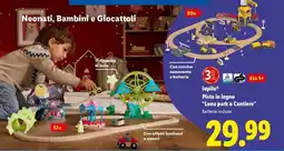 Lidl lupilu Pista in legno “Luna park e Cantiere” offerta