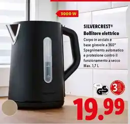 Lidl SILVERCREST Bollitore elettrico offerta