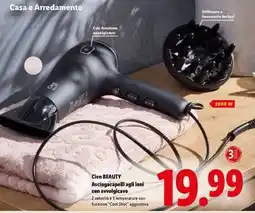 Lidl Cien BEAUTY Asciugacapelli agli ioni con avvolgicavo offerta