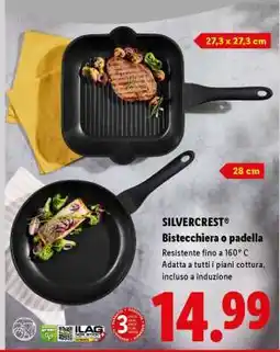 Lidl SILVERCREST Bistecchiera o padella offerta