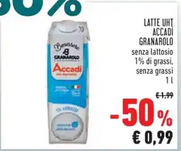 Conad LATTE UHT ACCADI GRANAROLO offerta