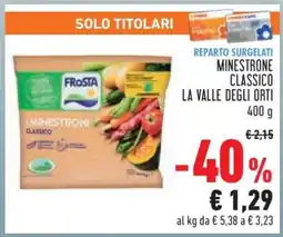 Conad Minestrone Classico La Valle degli Orti offerta